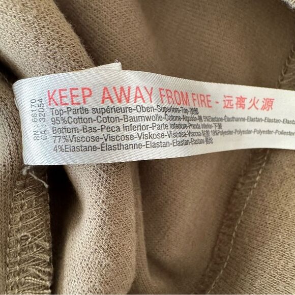 FP Beach by Free People Slouchy Cowl Neck Tunic Hoodie – XS – Taupe - Picture 7 of 10